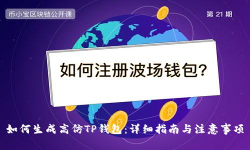 如何生成高仿TP钱包:详细指南与注意事项